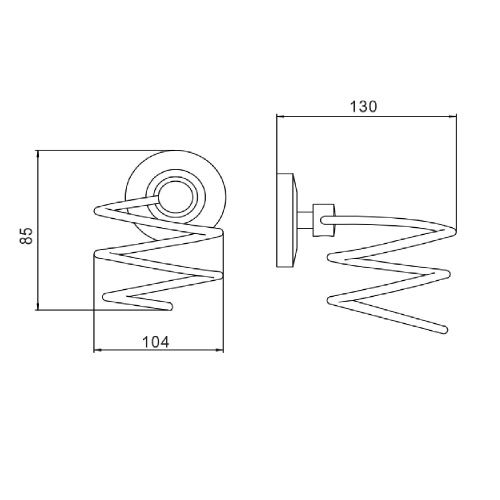 Держатель для фена Savol S-007156 - фото 3