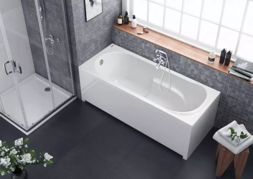 Ванна акриловая Alba Spa ARABELLA ВПР0110000100 170х75 пристенная прямоугольная без ножек - фото 3