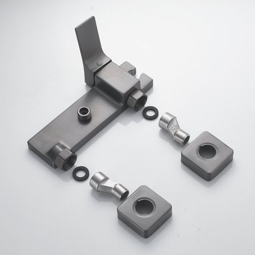 Гигиенический душ со смесителем Shevanik S6105T-1 оружейная сталь - фото 5