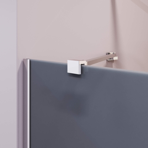 Душевая шторка на ванну RGW Screens 351115006-31 60х150 стекло тонированное профиль хром глянцевый ориентация универсальная - фото 2