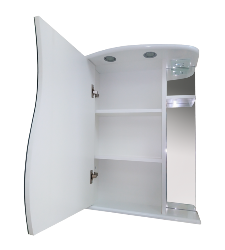 Зеркало-шкаф Misty Зеркала-шкафы Э-Лиа02065-01СвЛ 65х25х72 подвесной цвет белый - фото 3