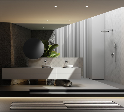 Душевая система AltroBagno Bilancia AltroBagnoBilancia040415Ni встраиваемая в стену - фото 3