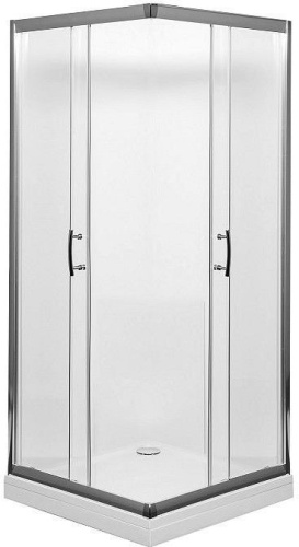 Душевой уголок Aquanet Alfa NAA1142 100х100 стекло прозрачное профиль хром глянцевый без поддона - фото 3