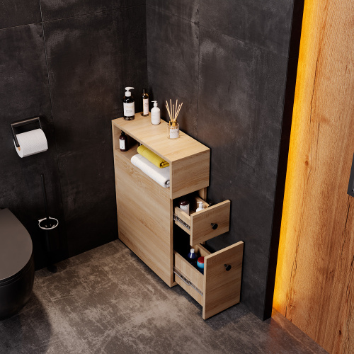 Комод Onika Кроун 402002 20х50х69 напольный цвет коричневый - фото 5