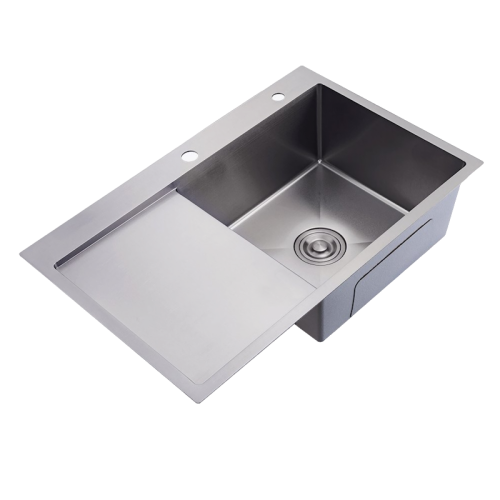 Кухонная мойка Splenka S704.7850.05 78х50 цвет сатин поверхность матовая - фото 2