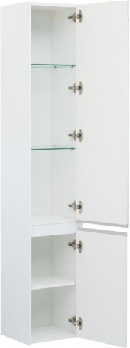 Шкаф-пенал Aquanet Гласс 00196962 35х29х180 напольный/подвесной цвет белый - фото 2