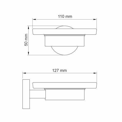 Мыльница WasserKRAFT 77729 - фото 2