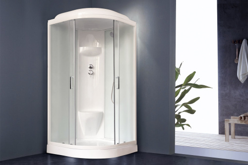 Душевая кабина Royal Bath НК RB100HK6-WC 100х100 четверть круга с крышей ориентация универсальная - фото 2