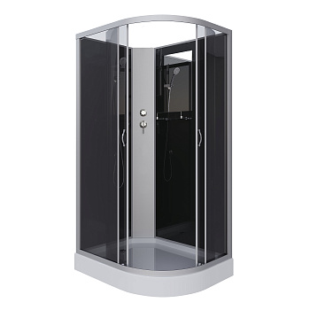 Душевая кабина Niagara Classic 35121433LBK 120х80 асимметричная без крыши ориентация левая