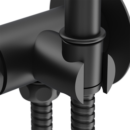 Гигиенический душ со смесителем Damixa Option 217000000 черный - фото 5