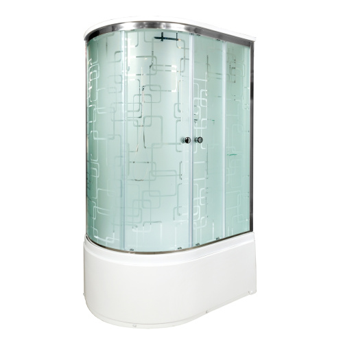 Душевая кабина AvaCan EM5012RGM+EL 120х90 асимметричная с крышей ориентация правая - фото 2