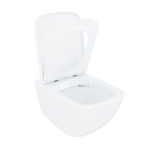 Унитаз подвесной IDDIS Torr TORRDSEi25 белый с сиденьем микролифт безободковый каскадный смыв - фото 3