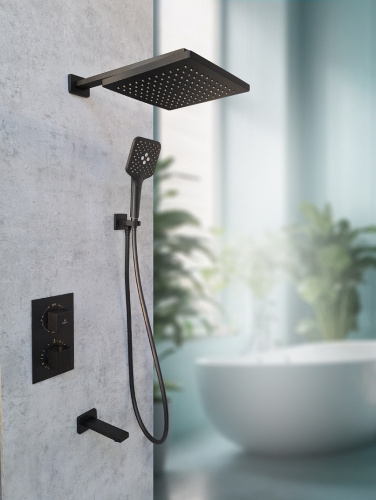 Душевая система AltroBagno Lamberto AltroBagnoLamberto040412MB встраиваемая в стену - фото 2