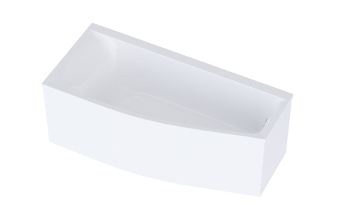 Ванна из литьевго мрамора Astra-Form Скат 01010014 170х75 пристенная асимметричная с ножками - фото 4