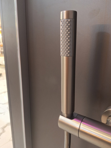 Смеситель для душа AltroBagno Unione AltroBagnoUnione030604GM настенный оружейная сталь - фото 4