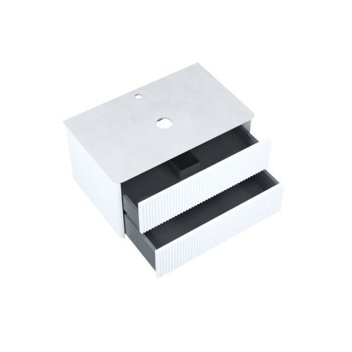 Тумба под раковину IDDIS Aiger AIG80W0i95K 80х50х42 подвесная цвет белый - фото 3