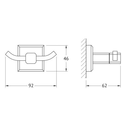 Крючок Artwelle HAGEL 9925 - фото 2