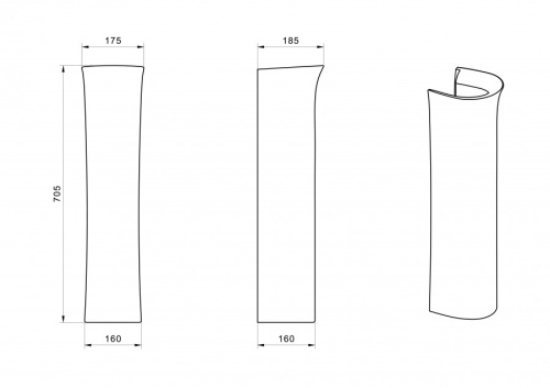 Пьедестал для раковины Santek Анимо 1WH110587 - фото 4