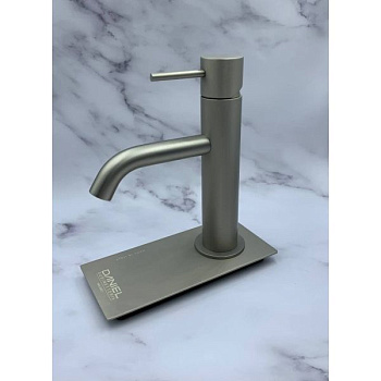 Смеситель Daniel Tokyo TX605-NPO на раковину матовый зачищенный никель