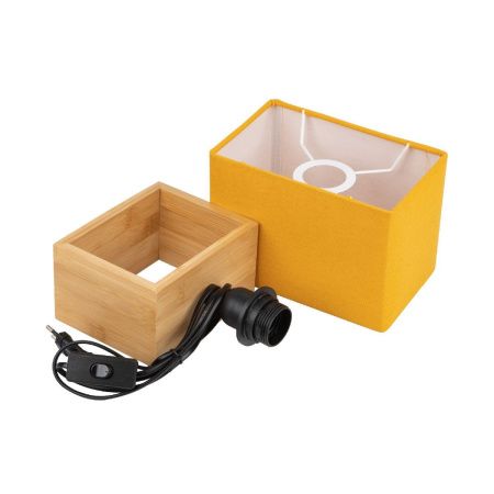 Настольная лампа Uniel UML-B401 E27 ORANGE/WOOD