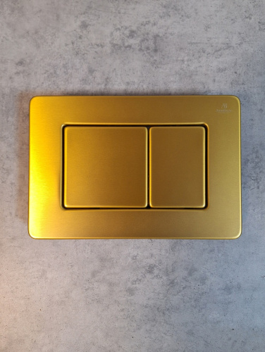 Клавиша смыва механическая AltroBagno Beni aggiuntivi AltroBagnoPFP003GQ цвет золото матовое - фото 3