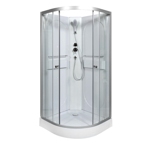 Душевая кабина AvaCan L608N 80х80 четверть круга без крыши ориентация универсальная - фото 2