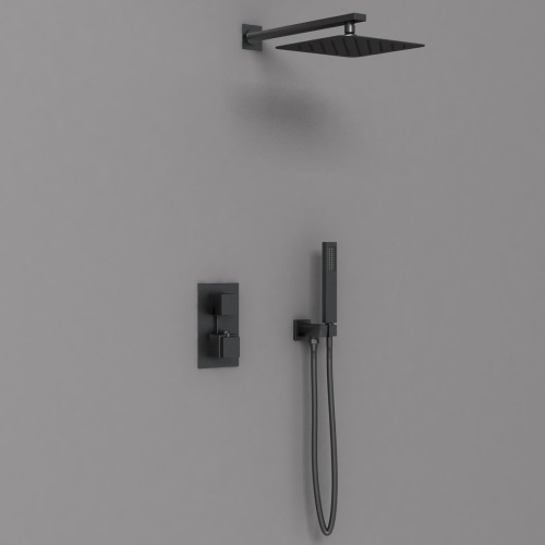 Душевая система Vincea VSFW-102TMB встраиваемая в стену с термостатом - фото 2