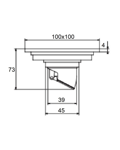 Душевой трап Orange TR01-005cr напольный - фото 4