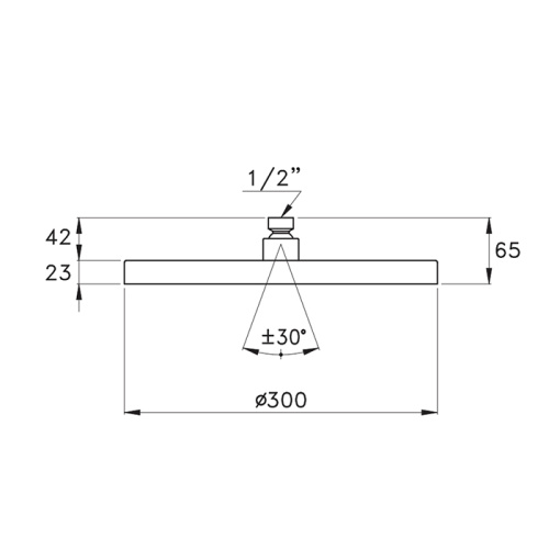 Держатель для верхнего душа Stella Sirius UN 03204 NE00 черный матовый - фото 2