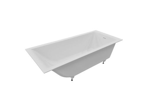 Ванна из искусственного камня Taliente Arco AR17070SS 170х70 пристенная прямоугольная с ножками - фото 2