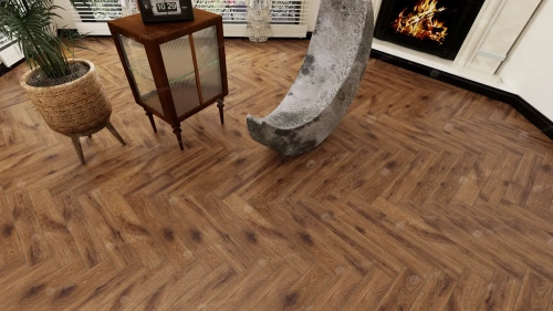 Ламинат Alpine Floor Herringbone 10 LF107-11 Дуб Умбрия толщина 1 см 33 класс 600х100 - фото 3