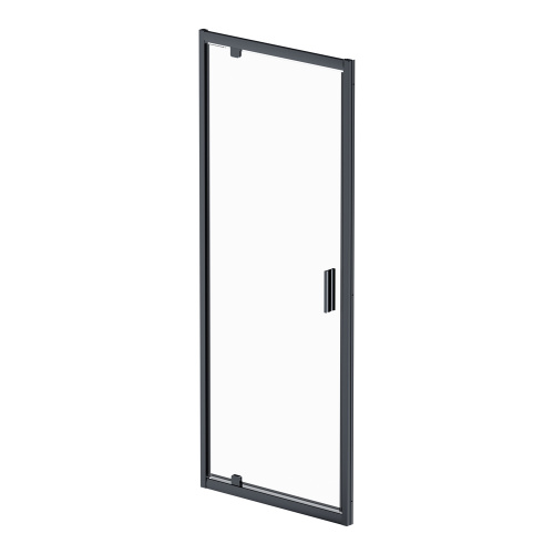 Душевая дверь Am.Pm Gem W90G-80-1P-BT 80х195 стекло прозрачное профиль черный матовый - фото 2