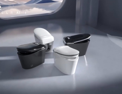 Умный электронный унитаз SantiLine SL-5036 цвет белый с сиденьем микролифт безободковый смыв воронка-водоворот - фото 2