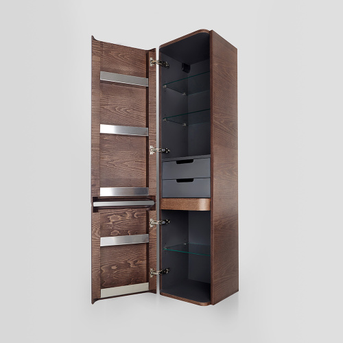 Шкаф-пенал Am.Pm Sensation M30CHL0406NF 40х35х155 подвесной цвет орех - фото 5