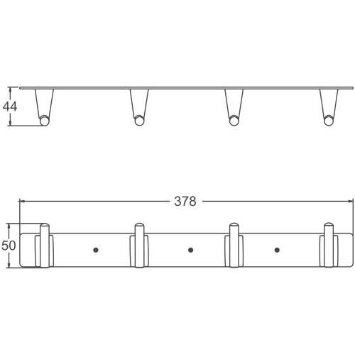 Крючок BELZ B91415-4 - фото 2