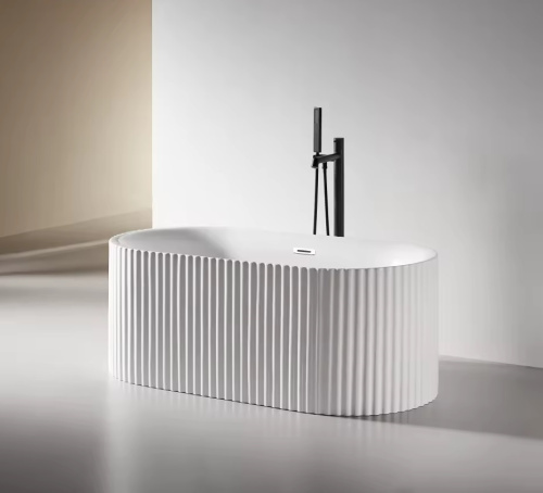 Ванна акриловая Cerutti SPA CT9330 170х75 отдельностоящая овальная с ножками - фото 3