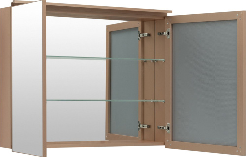 Зеркало-шкаф De Aqua Алюминиум 00261768 100х14х77 подвесной - фото 2