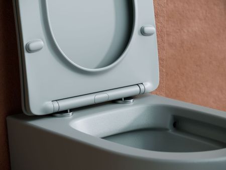 Унитаз подвесной Ceramica Nova BALEARICA CN6000MH черный с сиденьем микролифт безободковый душевой смыв