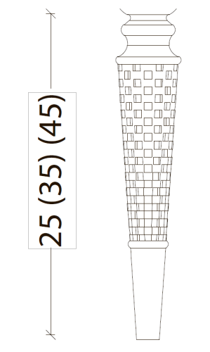 Ножки для мебели Armadi Art Vallessi Avantgarde 847-B-25 - фото 2