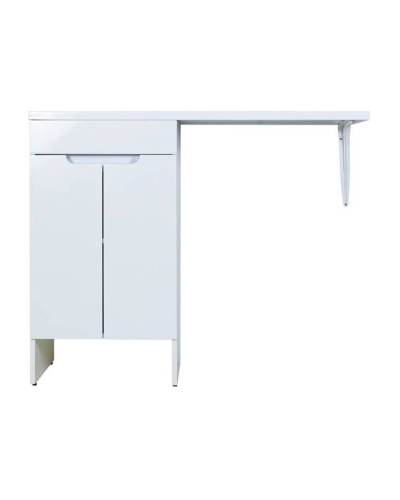 Тумба с раковиной Orange Sistema STD-110TUW+RAL 110х48х91 цвет белый - фото 2