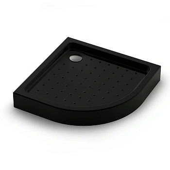 Душевой поддон Veconi Tezeo acrylic TZ51B-90-C5 90х90 акрил черный с ножками и каркасом