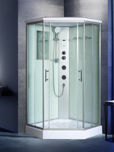 Душевая кабина WeltWasser WW500 NESSE 1004 (10000003285) 100х100 с крышей ориентация универсальная - фото 3