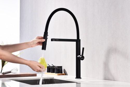 Смеситель для кухни Paulmark LEADER Le214101-AN на раковину антрацит - фото 5