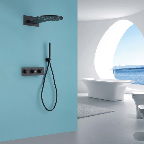 Душевая система ABBER AF8151B встраиваемая в стену - фото 2