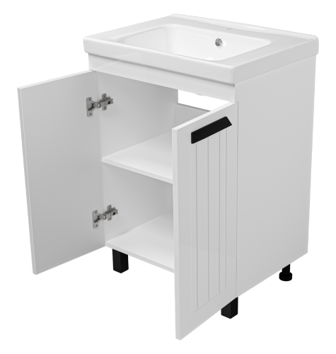 Тумба под раковину Misty Спарта П-Спа-06065-01-01 62х45х70 напольная - фото 4