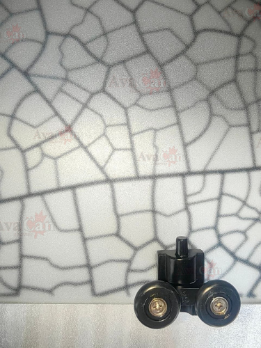 Душевая дверь AvaCan FB160MT 180х195 стекло матовое профиль черный - фото 5