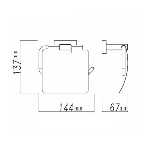 Бумагодержатель Shevanik SG56 SG5605 - фото 3