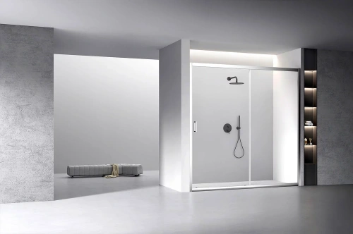 Душевая дверь Veconi Vianno VN60-200-01-C5 200х195 стекло прозрачное профиль хром глянцевый - фото 2