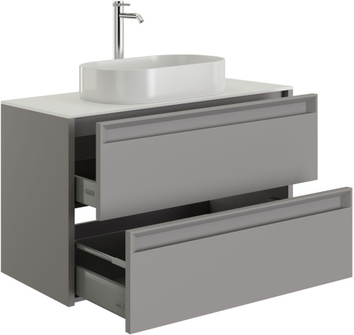 Тумба под раковину Allen Brau Fantasy 2.0 1.11005.PGM 2.0 118х46х62 подвесная цвет серый