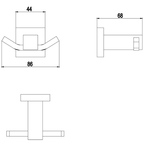Крючок Timo Selene 17012/17 - фото 2